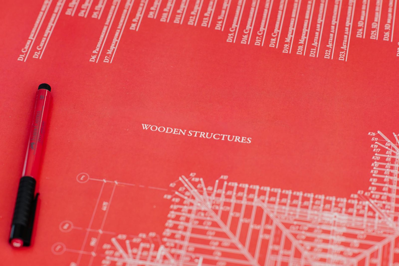 "electricity certification documents on desk with blueprint background"